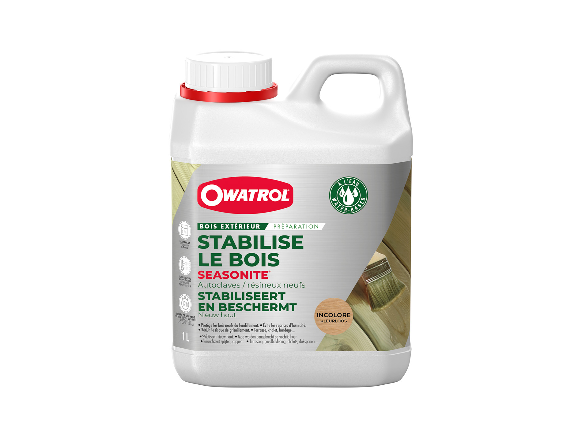 Stabilisateur Seasonite OWATROL pour bois 1L